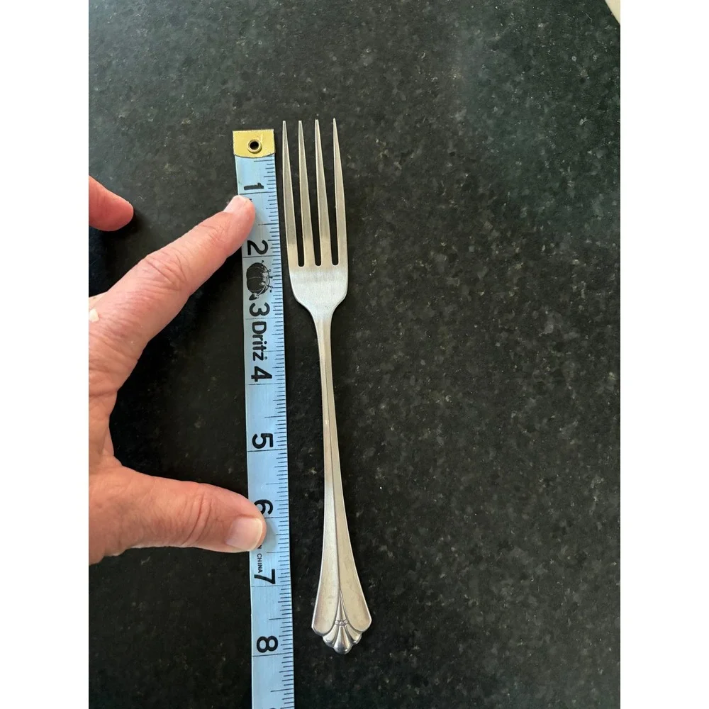 Oneida SILVER ROYAL FLUTE Silverplate Community dinner Fork replacement - Picture 1 of 4